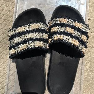 Zara embellished slide/sandle size 36